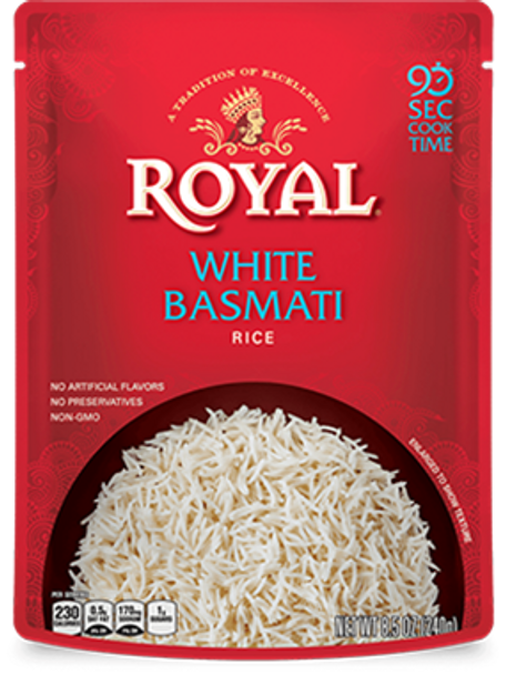 Royal® 8.5 oz. White Basmati Rice