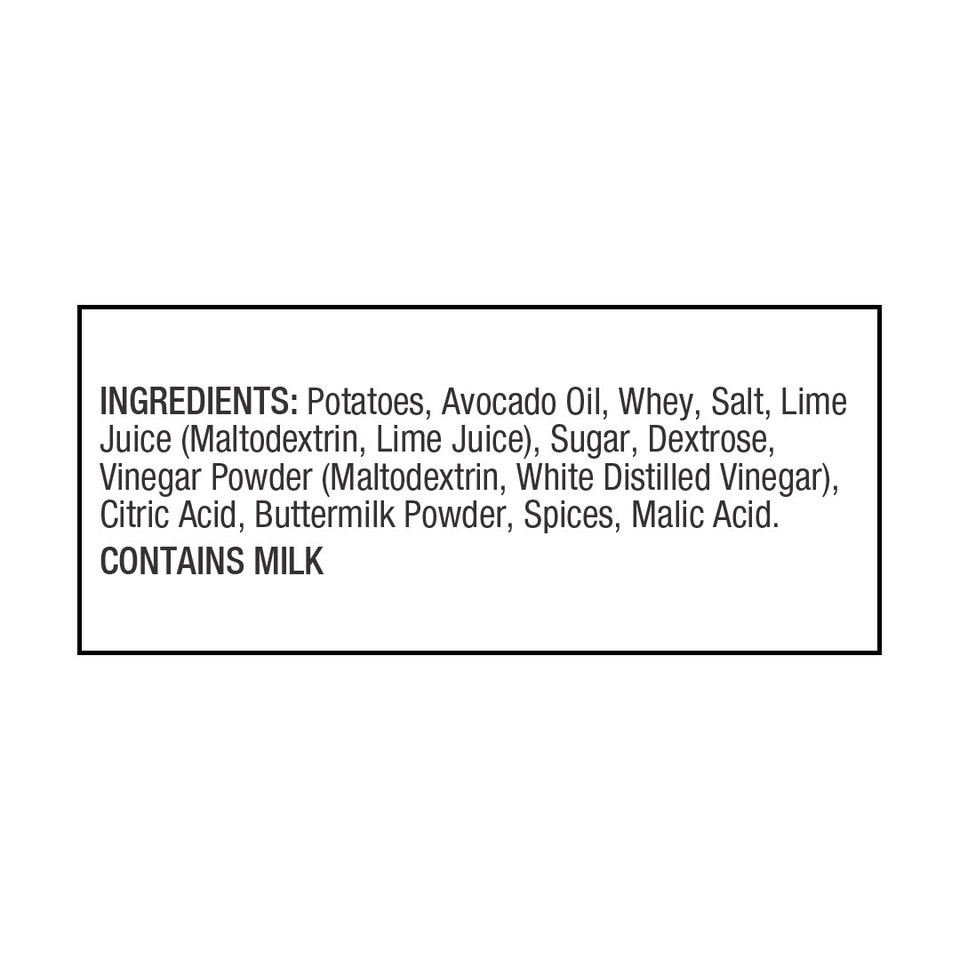 Good Health 5 oz. Avocado Oil Lime Ranch Kettle Potato Chips