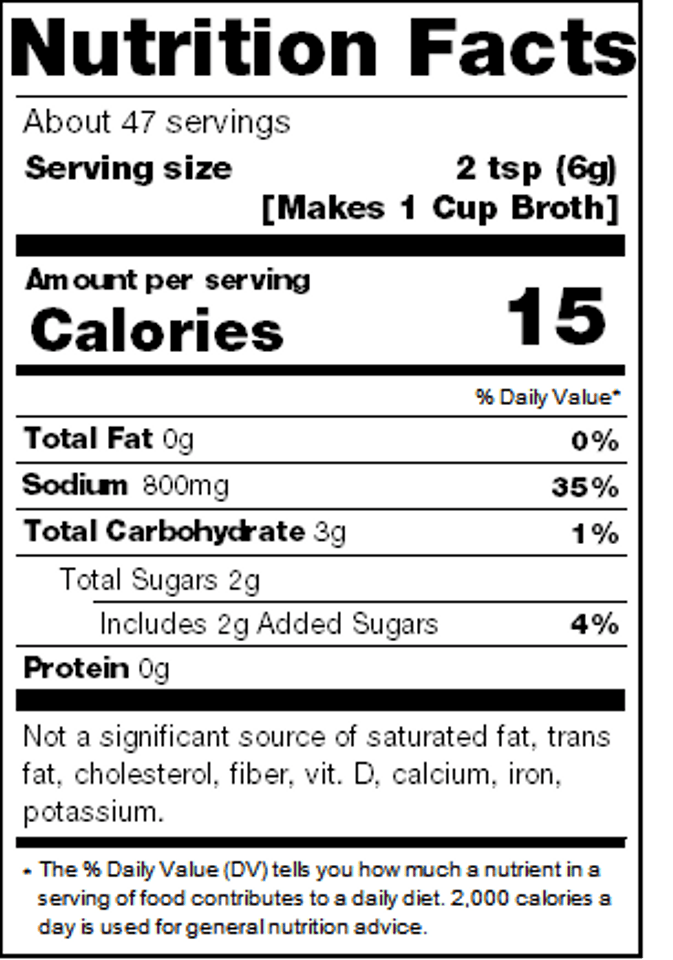 Mrs. Miller's 12 oz. Vegetable Flavored Soup Base