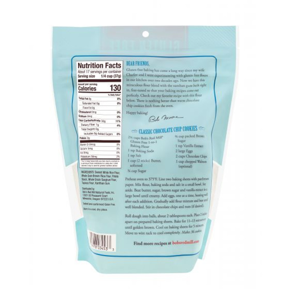 Bob's Red Mill 22 oz. Gluten Free 1-to-1 Baking Flour