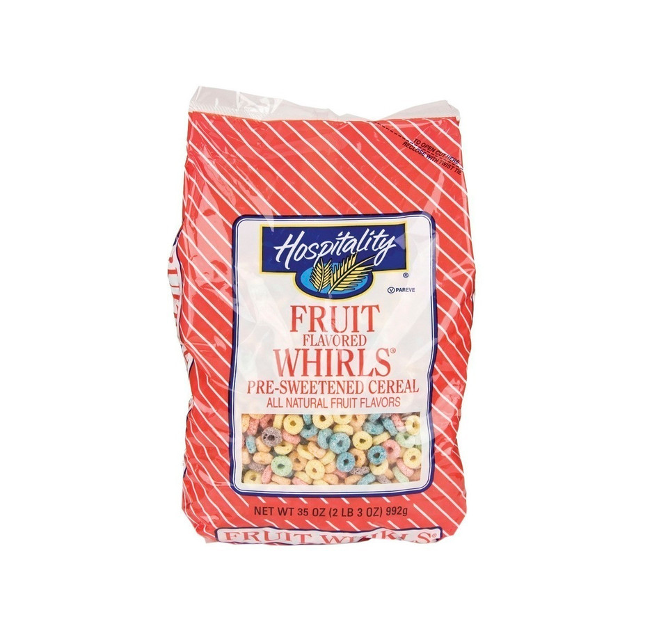 Hospitality 35 oz. Fruit Flavored Whirls® Cereal