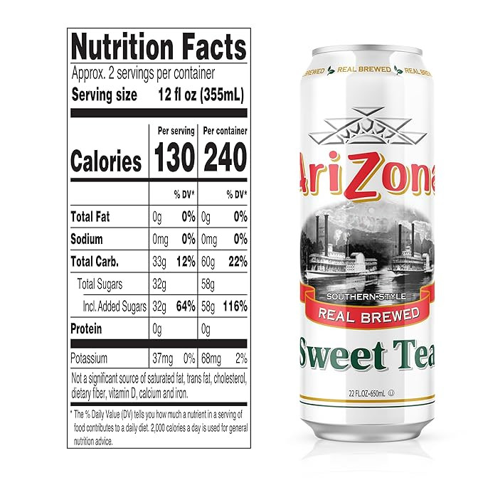 AriZona 22 fl. oz. Sweet Tea | Kitch'n