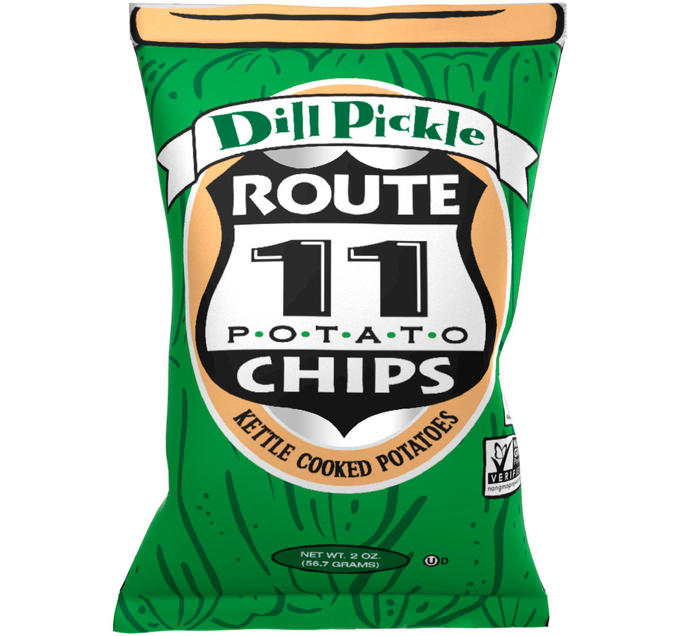 Route 11 2 oz. Dill Pickle Chips (30 Pack)