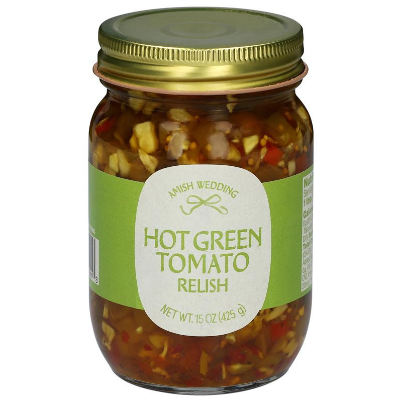 Amish Wedding® 15 oz. Hot Green Tomato Relish