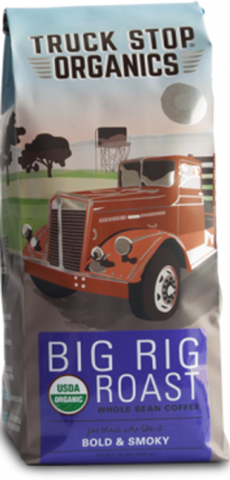 Truck Stop Organics 12 oz. Daybreak Medium Roast Whole Bean Coffee