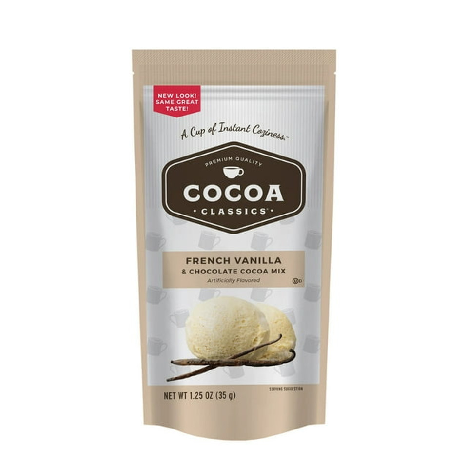 Cocoa Classics® 1.25 oz. French Vanilla & Chocolate Cocoa Mix (12 Pack)