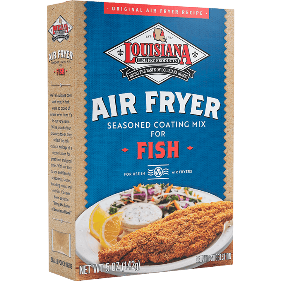 Louisiana Fish Fry Products 5 oz. Air Fryer Fish Coating Mix