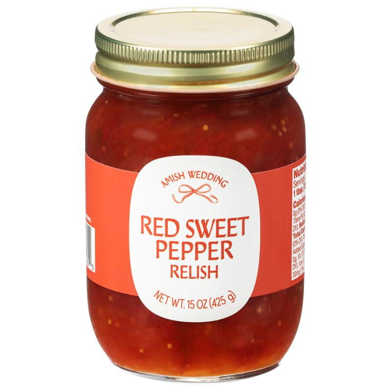 Amish Wedding® 15 oz. Red Sweet Pepper Relish