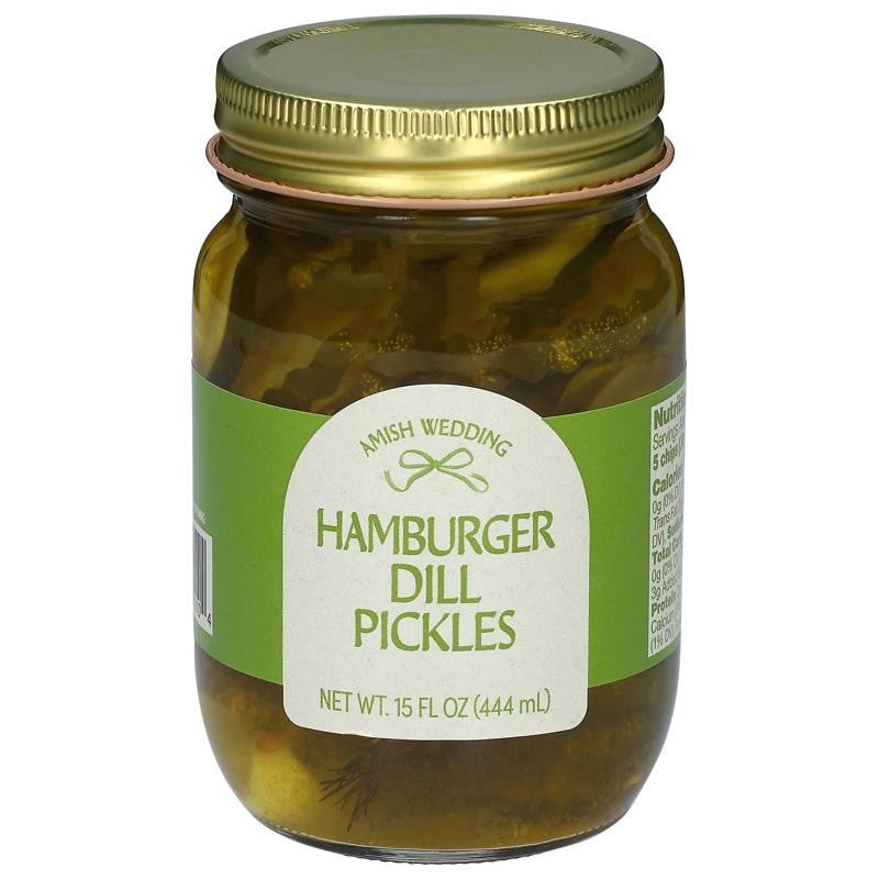 Amish Wedding® 15 oz. Hamburger Dill Pickles