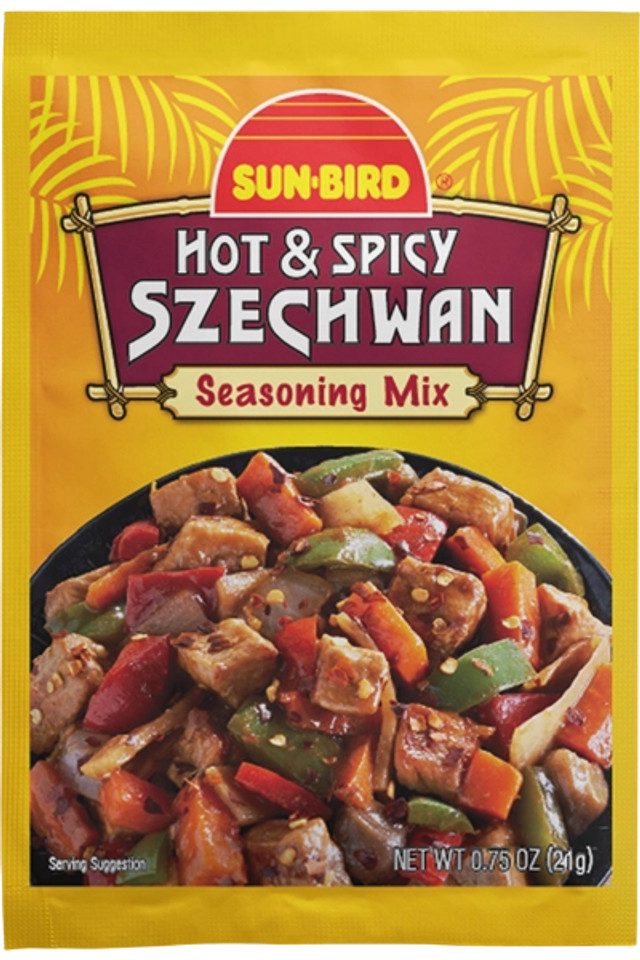 Sun Bird 0.75 oz. Hot & Spicy Szechwan Seasoning Mix
