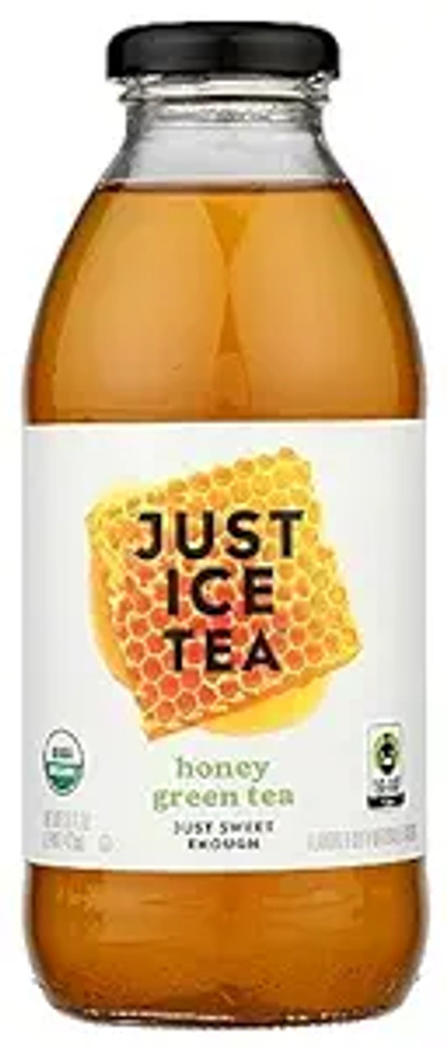 Just Ice Tea 16 fl. oz. Organic Honey Green Tea