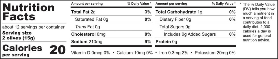 Divina® 13 oz. Bloody Mary Olives®