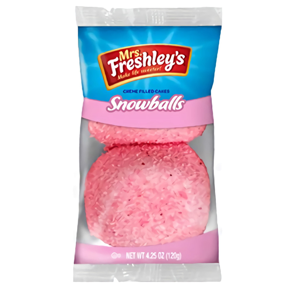 Mrs. Freshley's 4.25 oz. Snowball Snack Cake (8 Pack)