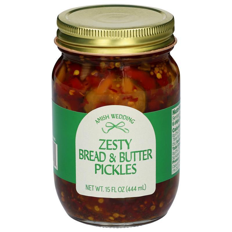 Amish Wedding® 15 oz. Zesty Bread & Butter Pickles