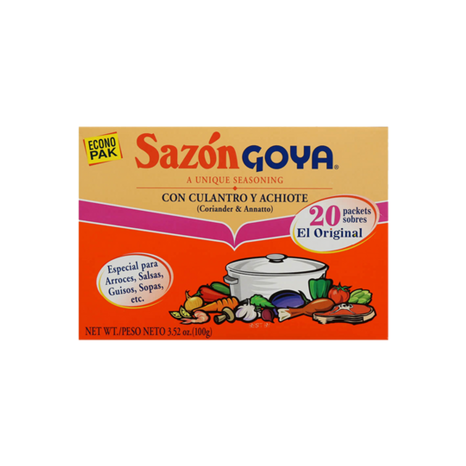 Goya® 3.52 oz. Sazón with Coriander and Annatto