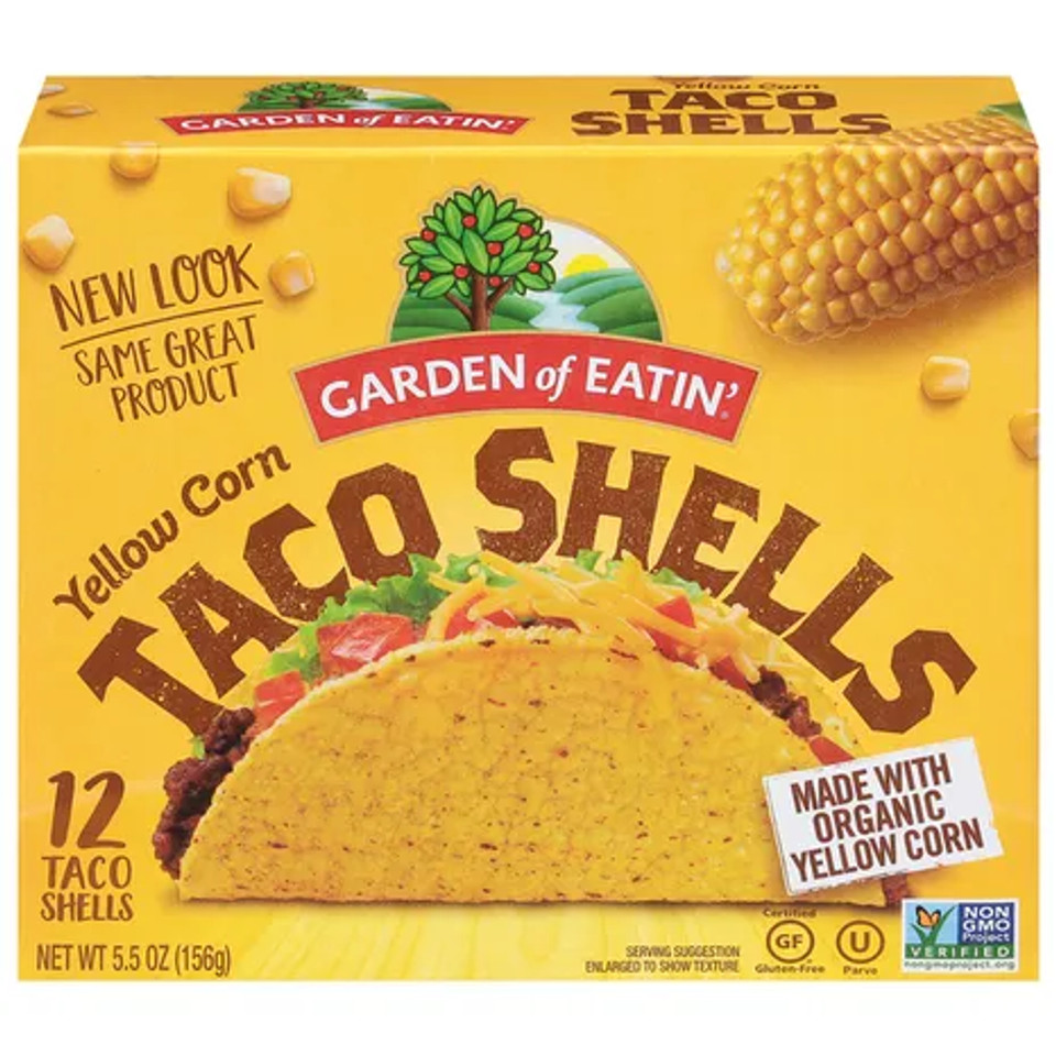 Garden of Eatin' 5.5 oz. Yellow Corn Taco Shells (12 Shells)