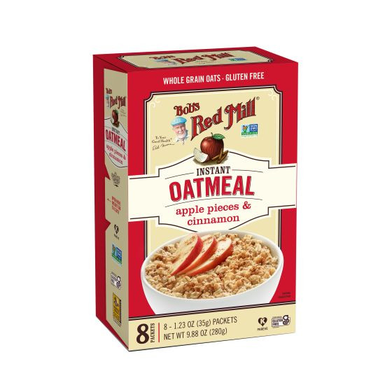 Bob's Red Mill 1.23 oz. Apple Cinnamon Instant Oatmeal Packets (8 Count)
