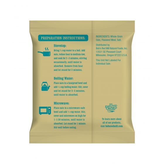 Bob's Red Mill 1.23 oz. Classic Instant Oatmeal Packets (8 Count)