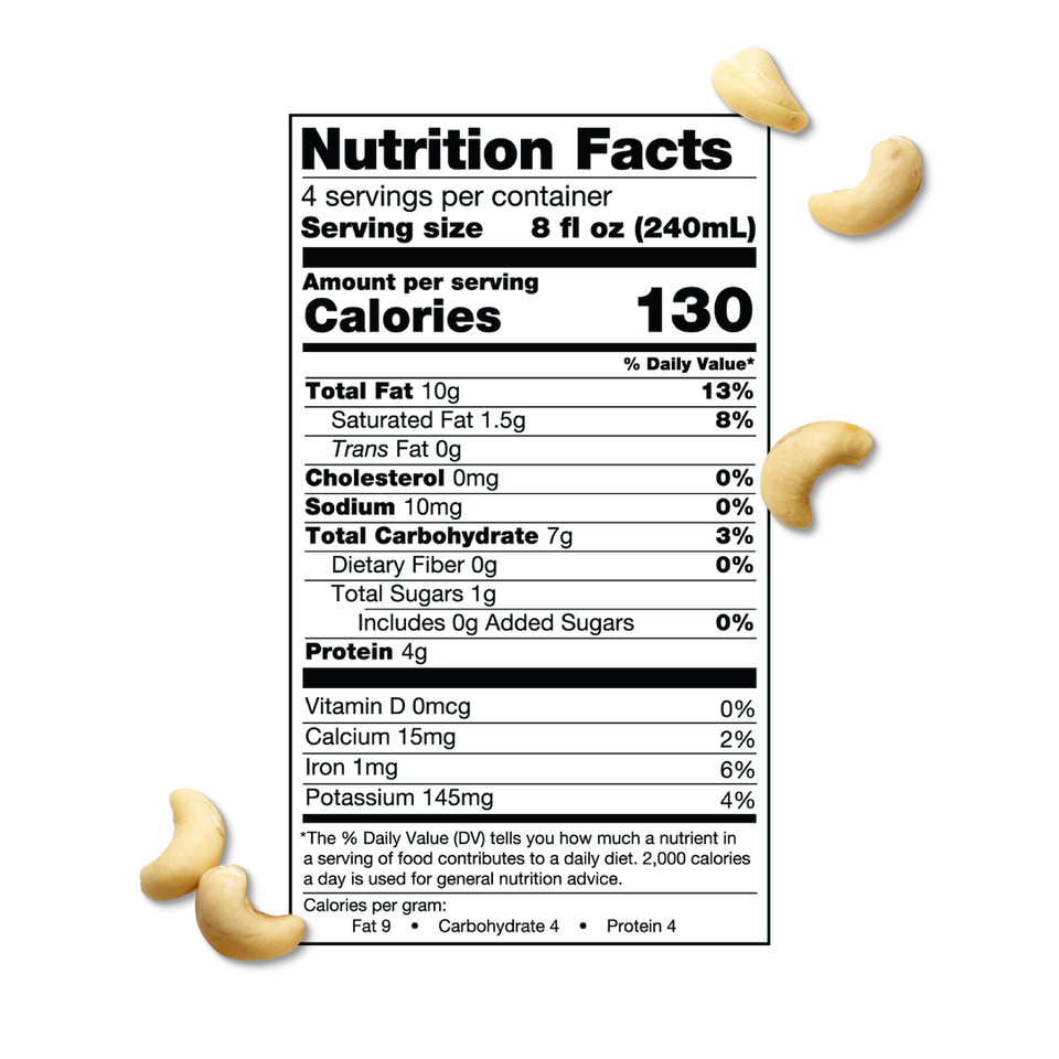 Elmhurst 32 fl. oz. Unsweetened Cashew Milk