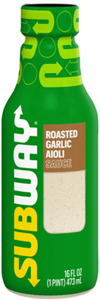 Subway 16 fl. oz. Roasted Garlic Aioli Sauce