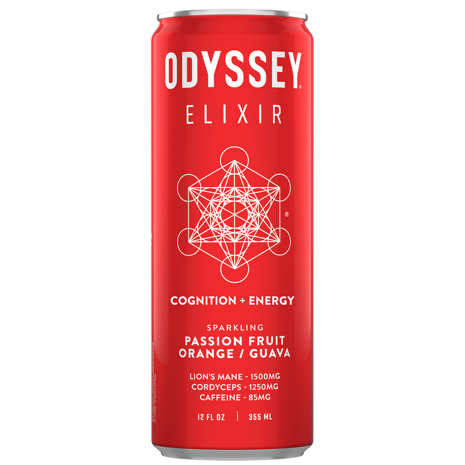 Odyssey Elixir 12 fl. oz. Sparkling Passion Fruit Orange/Guava Passion Fruit Orange/Guava