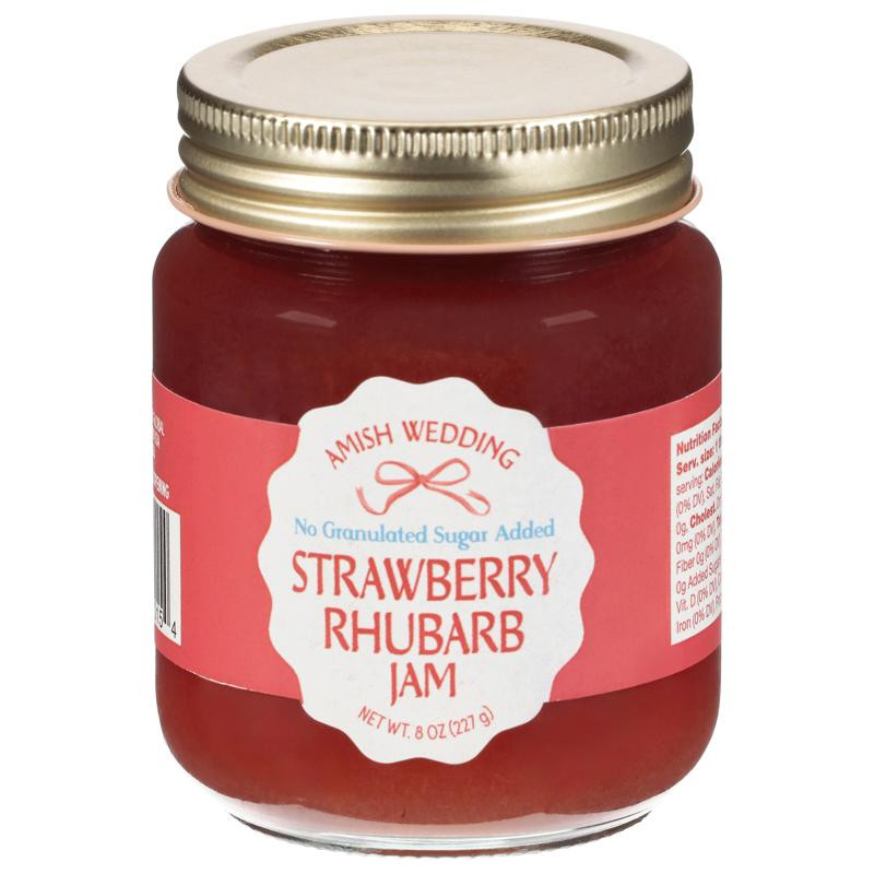Amish Wedding® 9 oz. No Sugar Added Strawberry Rhubarb Jam