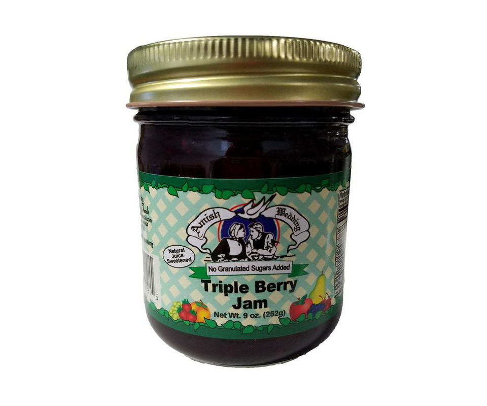 Amish Wedding® 9 oz. No Sugar Added Triple Berry Jam