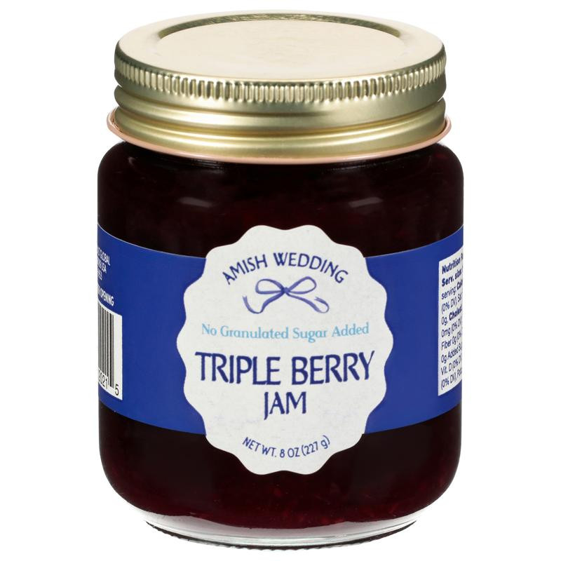Amish Wedding® 9 oz. No Sugar Added Triple Berry Jam