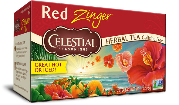 Celestial Red Zinger® Herbal Tea (20 Tea Bags)