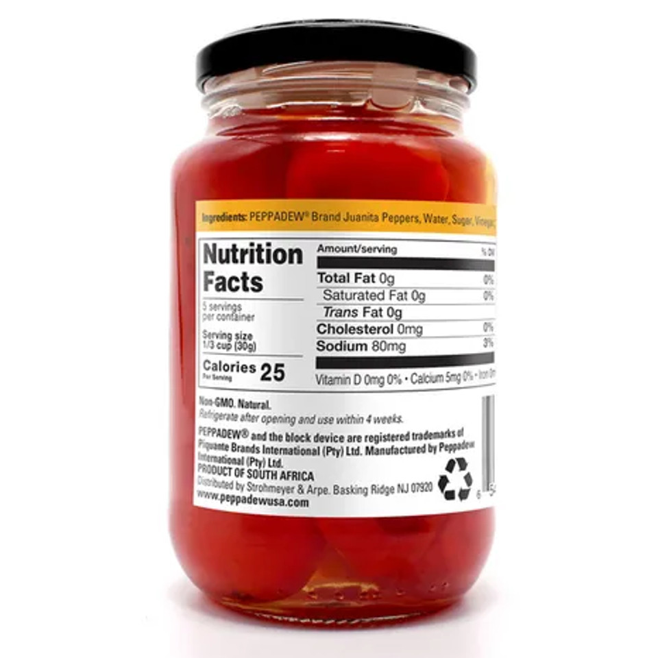 PEPPADEW 14 oz. Mild Whole Sweet Piquante Peppers