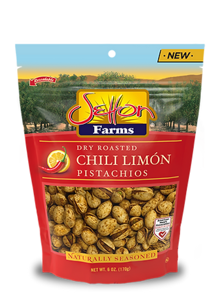 Setton Farms 6 oz. Seasoned In-Shell Chili Limón Pistachios