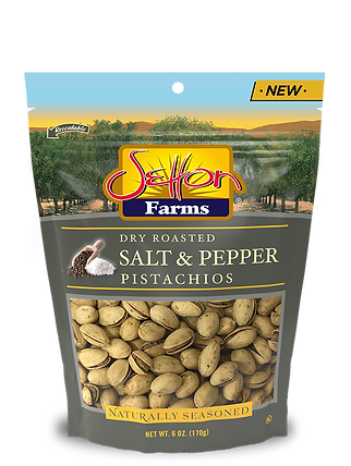 Setton Farms 6 oz. Seasoned In-Shell Dry Roasted Salt & Pepper Pistachios