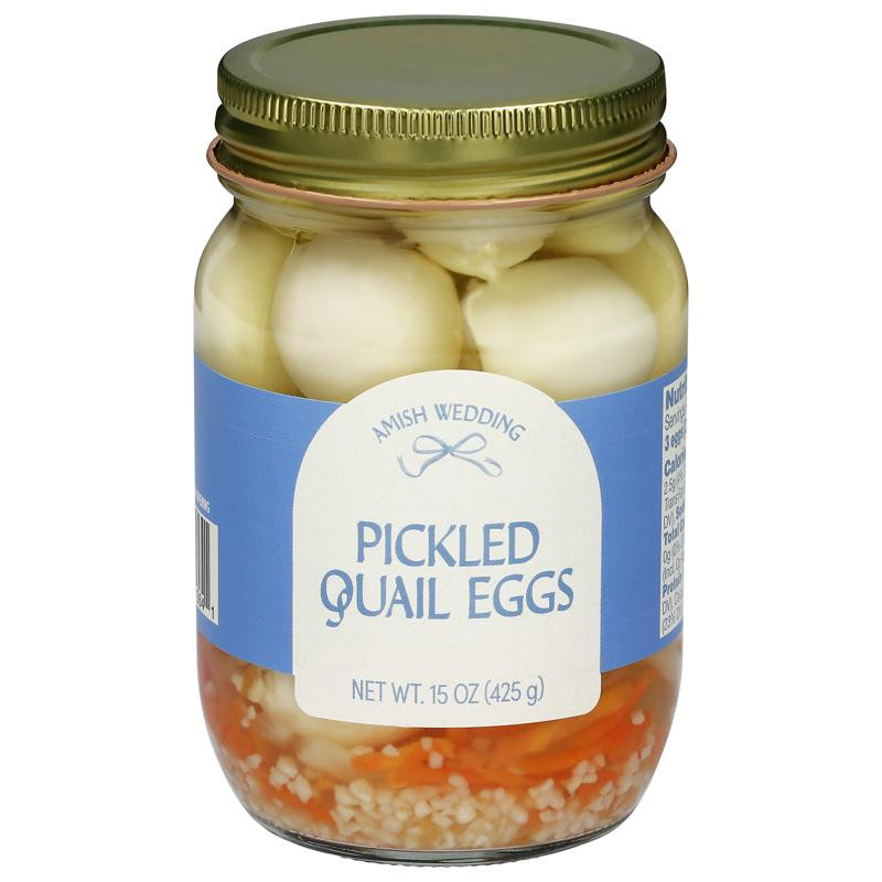 Amish Wedding® 15 oz. Pickled Quail Eggs