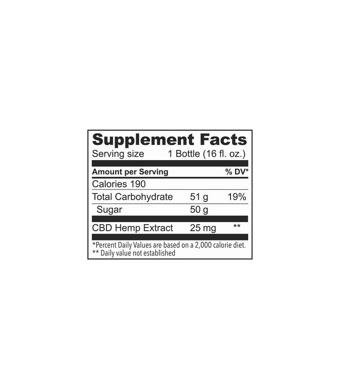 The Hemp Division 16 fl. oz. Rise Organic Orange & Mango