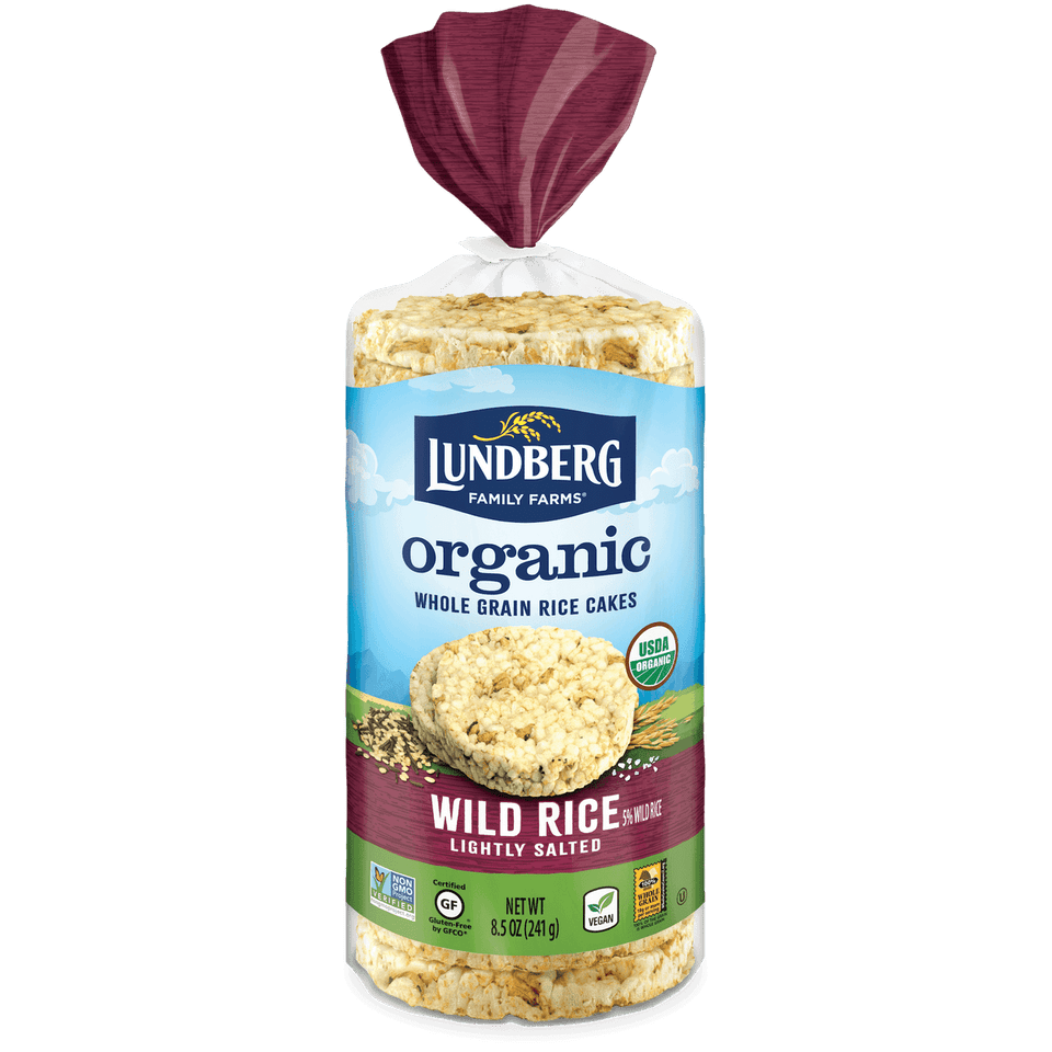 Lundberg 8.5 oz. Organic Lightly Salted Wild Rice Cakes