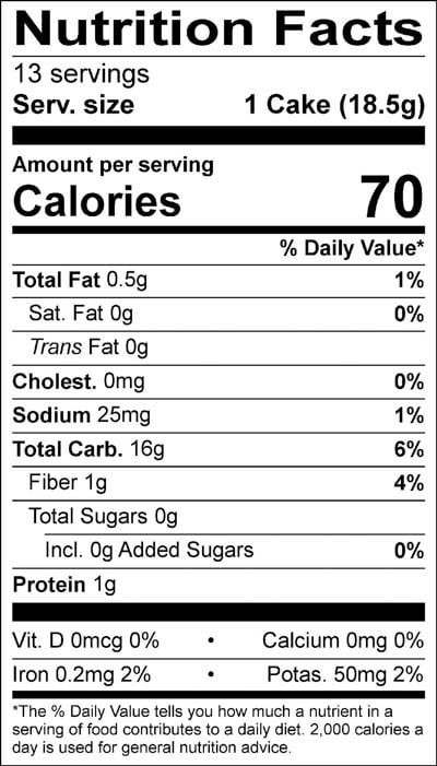 Lundberg 8.5 oz. Organic Lightly Salted Wild Rice Cakes