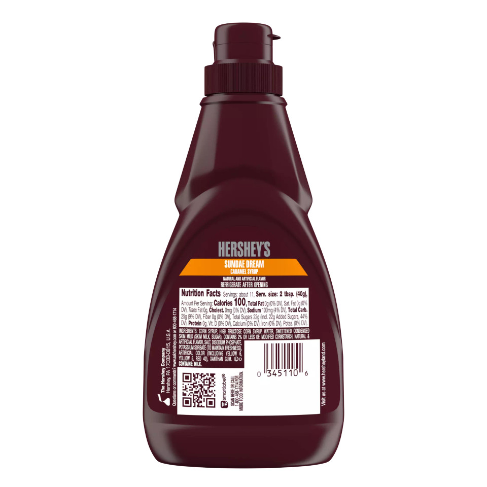 Hershey's 15 oz. Sundae Dream Caramel Syrup