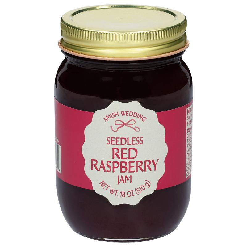 Amish Wedding® 18 oz. Seedless Red Raspberry Jam