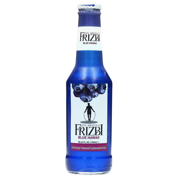 フリードリンク Frizbi 8.45 fl. oz. Blue Hawaii Tropical Fruits Soda | Kitch'n
