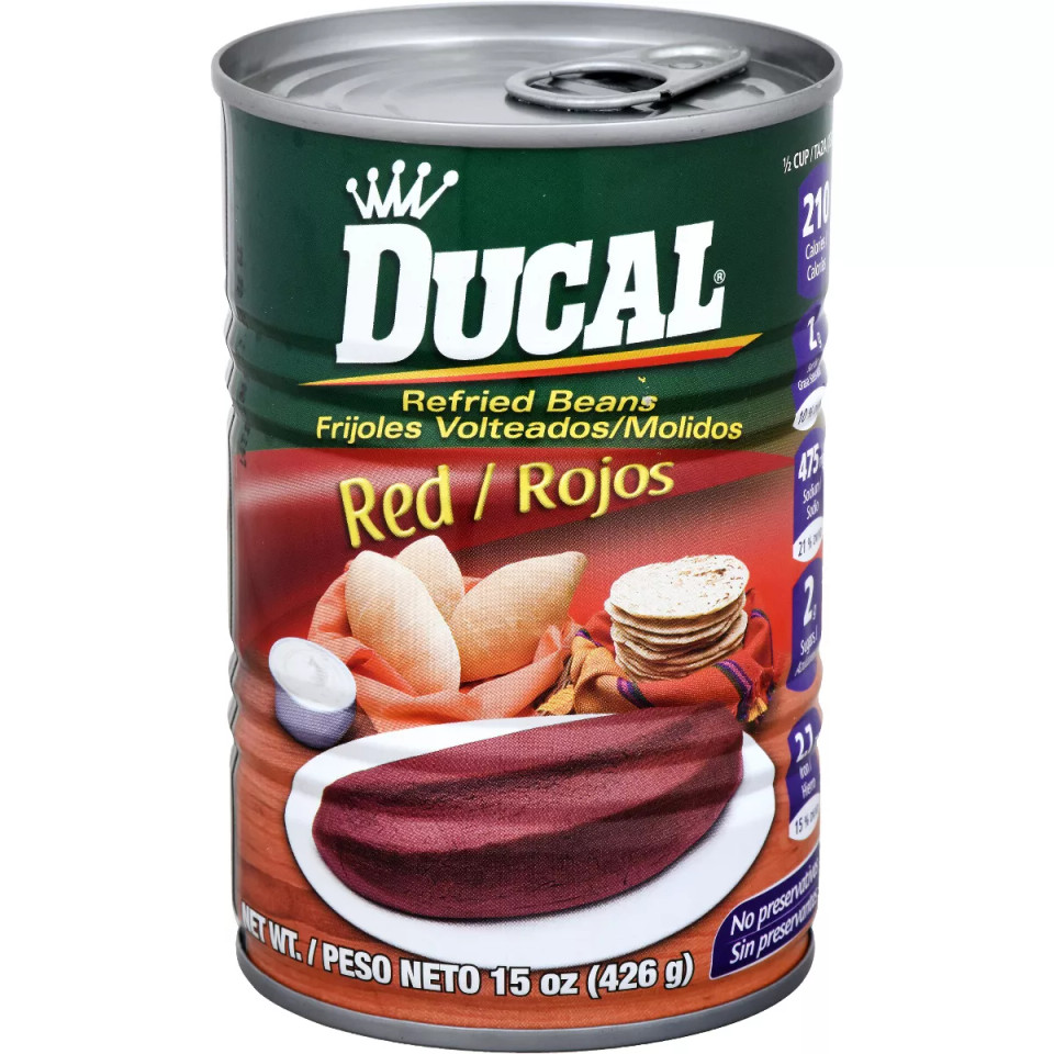 Ducal 15 oz. Refried Red Beans