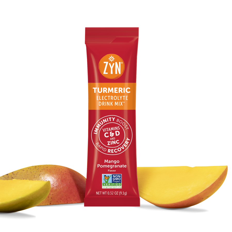 ZYN 0.31 oz. Mango Pomegranate Flavored Turmeric Electrolyte Drink Mix (7 Count)