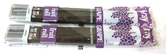 Joray .75 oz. Grape Fruit Leather Rolls (6 Rolls)