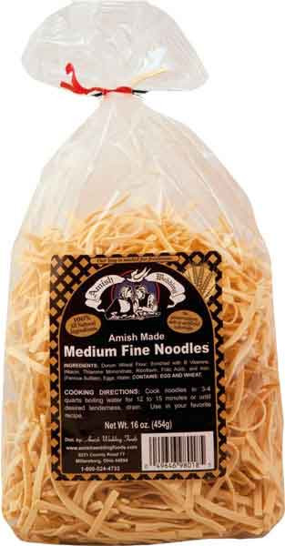 Amish Wedding® 16 oz. Amish Made Medium Fine Noodles