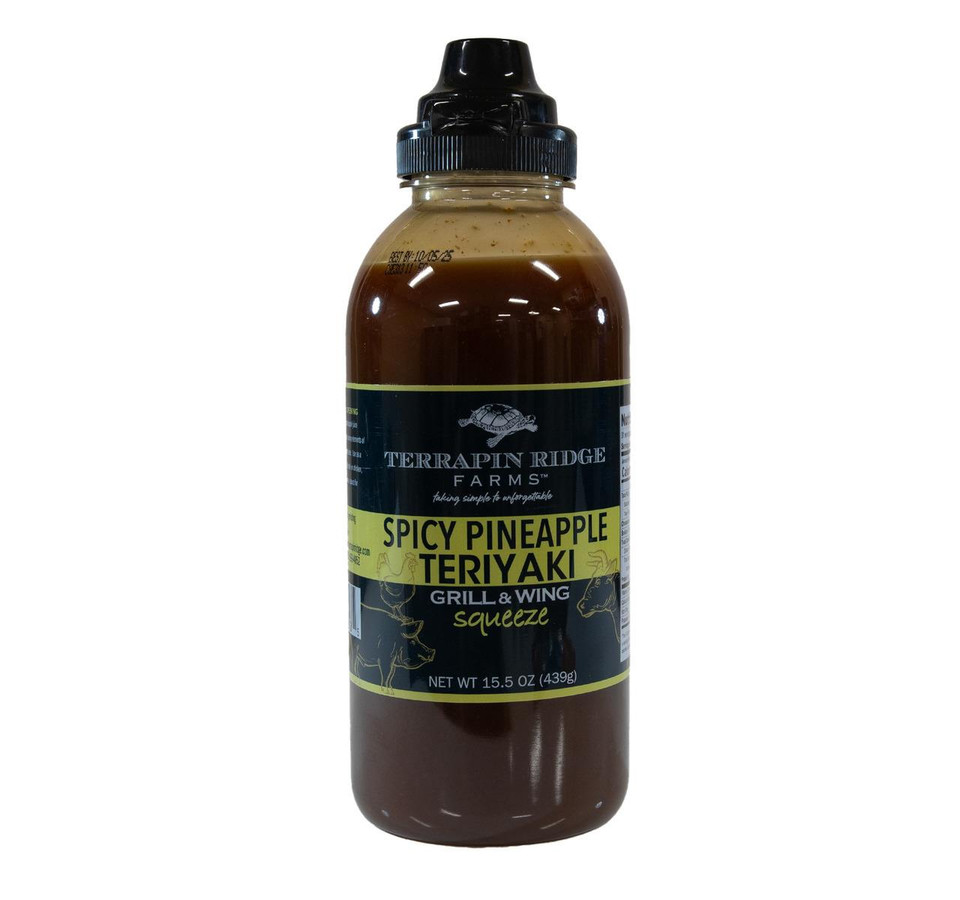 Terrapin Ridge Farms 15.5 oz. Spicy Pineapple Teriyaki Grill & Wing Sauce