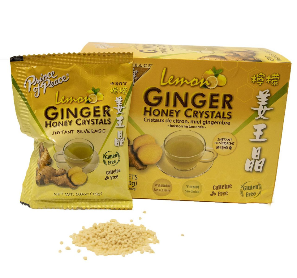 Prince of Peace® 0.6 oz. Ginger Honey Crystals with Lemon (10 Count)