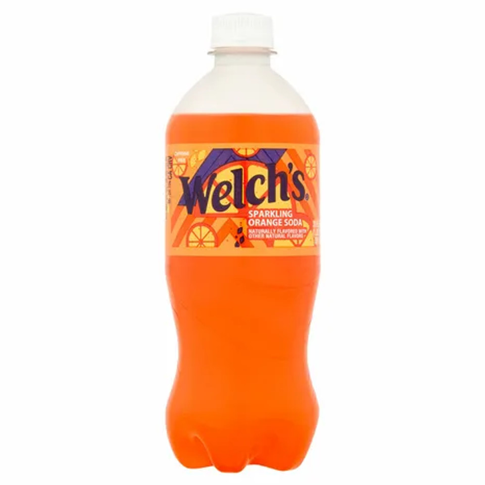 Welch's 20 fl. oz. Sparkling Orange Soda Bottle