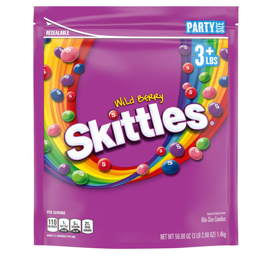 Skittles® 50 oz. Wild Berry Party Sized Candies