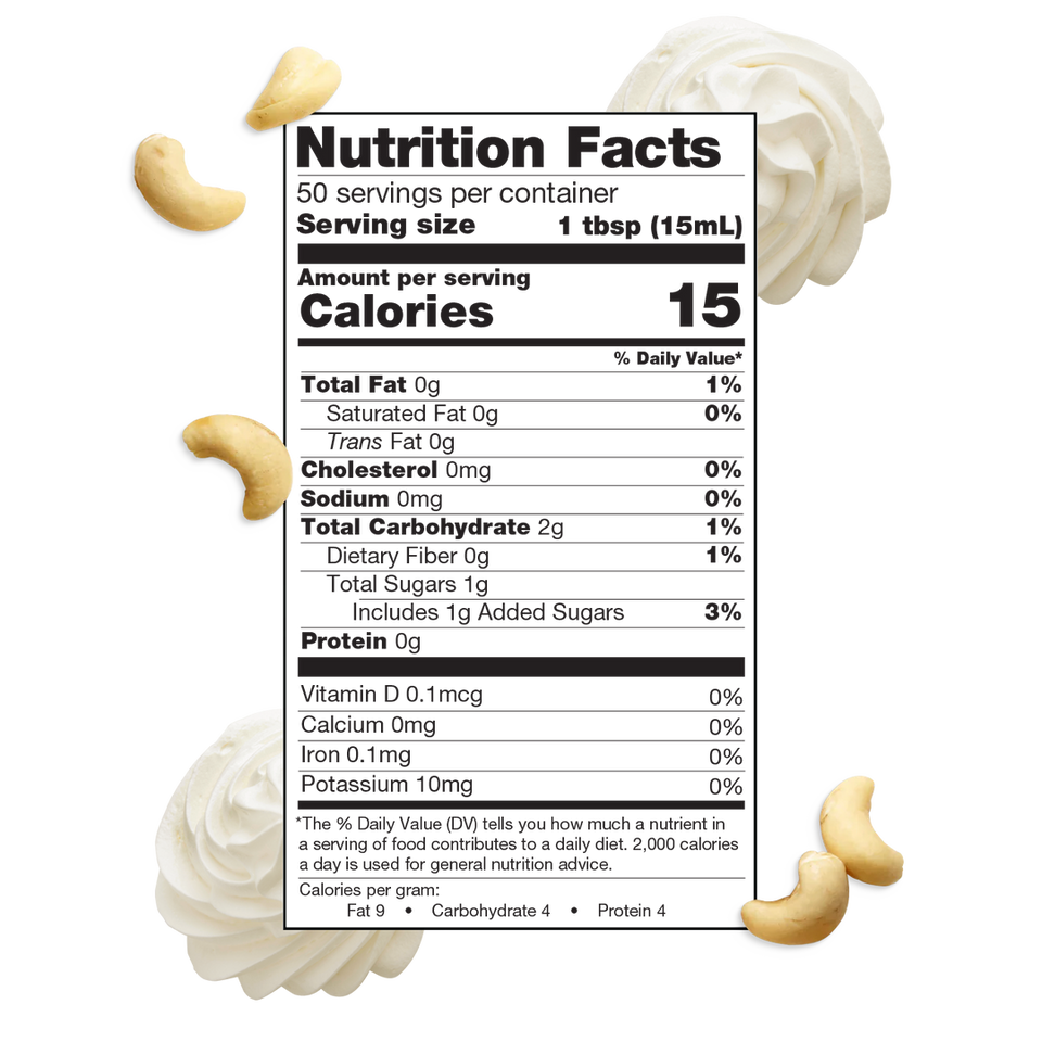 Elmhurst 25.4 fl. oz. Sweet Cream Cashew Creamer