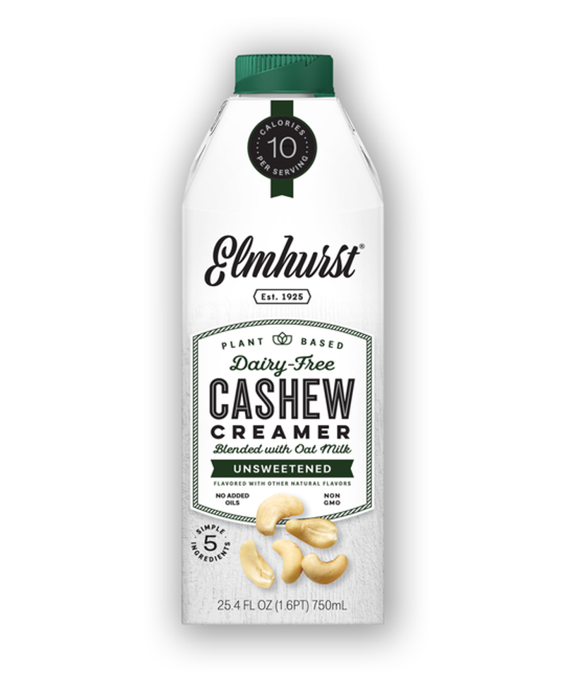 Elmhurst 25.4 fl. oz. Unsweetened Cashew Creamer