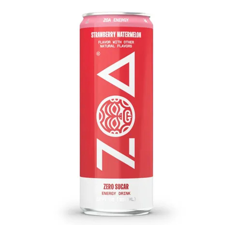 ZOA 12 fl. oz. Zero Sugar Strawberry Watermelon Energy Drink